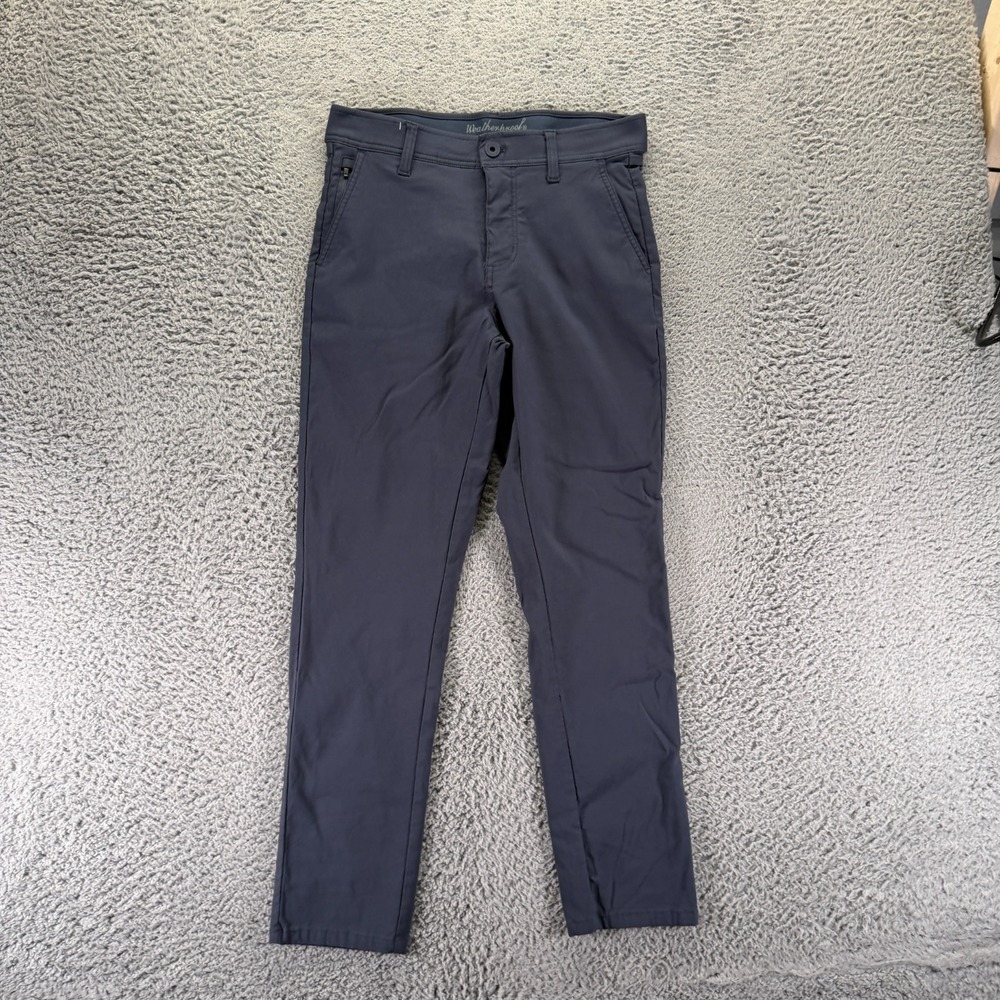 Weatherproof Vintage Pant Men 30x30 Blue Viscose Golf Straight Performance Sport